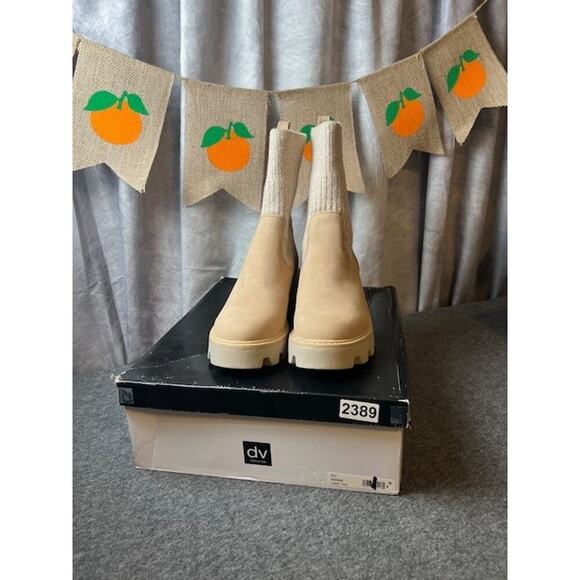 DV by Dolce Vita Vionie Sock Bootie Women’s 9M Light Tan Memory Foam NEW - Picture 7 of 7